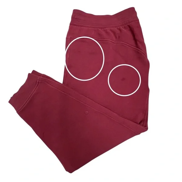 Lululemon Scuba High-Rise Relaxed Jogger Full Length in Pomegranate - Picture 8 of 9